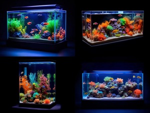 Faux corail pour décoration d'intérieur, corail artificiel en polyrésine plastique pour aquarium, 2,5 L, rectangulaire - Product Image 4