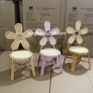 Sillas Infantiles de Ratán Hechas a Mano, Modernas, Duraderas y Seguras para Uso en la Cocina, Fiestas, Bodas y Eventos de Cumpleaños - Product Image 6