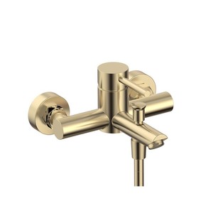 Miscelatore da Bagno a Parete Kamalu KAM-ARTE ORO con Finitura Dorata, Tubo e Doccetta, Accessori per Rubinetteria da Bagno - Product Image 2