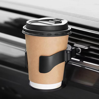 Support universel pour gobelets de voiture, porte-boissons, support de cendrier suspendu pour grille d'aération, accessoire automobile multifonctionnel, vente en gros