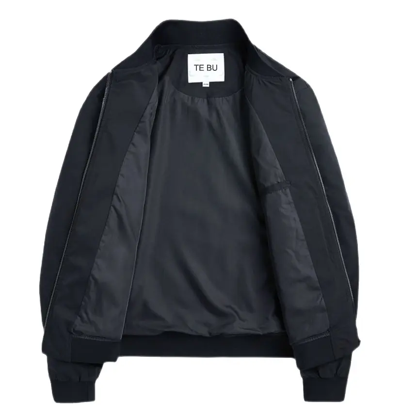 Chaqueta de Softshell OEM personalizada chaqueta de hombre bordado vuelo personalizado chaqueta de bombardero para los hombres