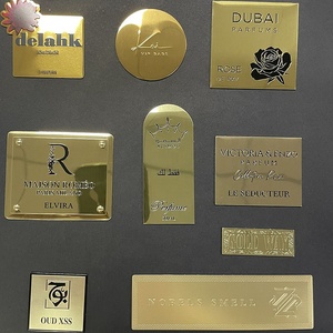 Custom <strong>Perfume</strong> Metal Label Printing/<strong>embossed</strong> logo <strong>Sticker</strong> - Product Image 4