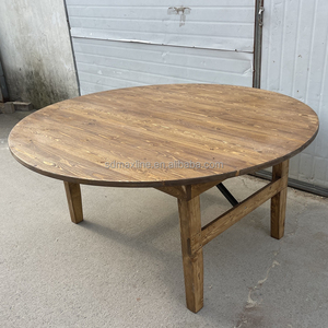 <span class=keywords><strong>Table</strong></span> pliante de banquet Diamètre <span class=keywords><strong>180</strong></span> <span class=keywords><strong>Table</strong></span> à manger <span class=keywords><strong>ronde</strong></span> Événements de mariage <span class=keywords><strong>Table</strong></span> pliante en bois - Product Image 5