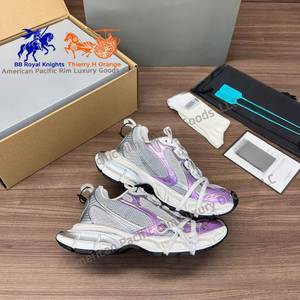 Chaussures de sport décontractées de haute qualité 3XL en maille et polyuréthane - Chaussures à lacets épaisses pour la marche et la course Balenciagainges - Product Image 1