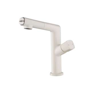 <span class=keywords><strong>Robinet</strong></span> de lavabo de salle de bain en alliage de zinc, mitigeur d'eau chaude et froide, <span class=keywords><strong>robinet</strong></span> de lavabo à poignée unique, articles sanitaires - Product Image 1