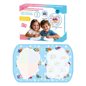 携帯型落書きドローイングパッド子供用クリエイティブ栽培ナギックドロートイ漫画アルファベットスタイル水キャンバス絵画ペン付き - Product Image 2