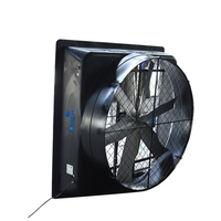 Ventilateur d'extraction pour hangar à vaches, haute performance, puissant, avec 6 pales en alliage et moteur BLDC IP55 pour étables