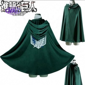 Capa Shingeki No Kyojin Legión de Reconocimiento Anime Verde Disfraces de Películas y TV <span class=keywords><strong>Attack</strong></span> <span class=keywords><strong>on</strong></span> <span class=keywords><strong>Titan</strong></span> <span class=keywords><strong>Cosplay</strong></span> Chaquetas Animadas - Product Image 2
