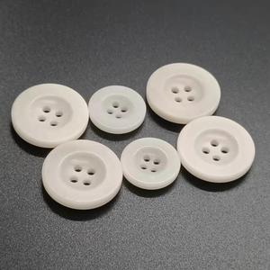 Custom Logo Eco-friendly 4-hole Corozo Down Shirt Sewing <strong>Button</strong> for Suit Blouse - Product Image 3