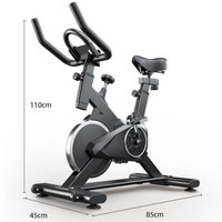 Vélo d'exercice en acier inoxydable, vélo de cyclisme d'intérieur, résistance magnétique, vélo de fitness silencieux, transmission par courroie, écran LCD, alimenté par batterie