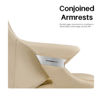 Chaise de bureau exécutive en cuir robuste, dossier haut, hauteur réglable, accoudoirs fixes rembourrés épais, pivotante, pour personnes de grande taille