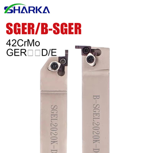 Porte-outil de rainurage et de coupe SHARKA <span class=keywords><strong>SGEL</strong></span> B-SGER SGEL1212 SGEL1616 SGEL2020 SGEL2525 B-SGER12 SGER16 SGER20 SGER25 pour GER - Product Image 1