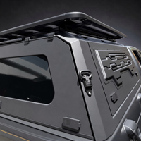 Capot de camionnette en alliage d'aluminium rigide pour Mitsubishi Triton, Nissan NP300, Ford F150 – Coque de camping-citadin étanche avec verrouillage pour la route