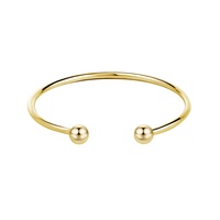 Bracelet de manchettes de vis remplie d'or, Design Simple, bricolage, fabrication de bijoux, vernis, Waterproof, Simple