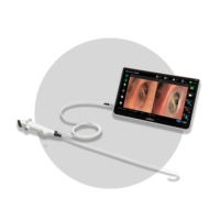 Endoscope vidéo portatif Endoso en promotion, canal de travail flexible de 2,8 mm, bronchoscope ORL avec caméra à fibre optique
