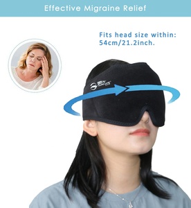 Masque oculaire en gel froid et chaud pour la thérapie complète des yeux, bandeau pour la tête, masque oculaire en gel pour les maux de tête - Product Image 4