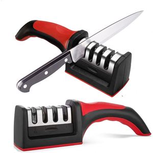 Hot Sell Detachable 3-in-1 Manual Kitchen <b>Knife</b> <b>Sharpener</b> Ceramic Tungsten Steel Stone Eco-Friendly Coarse Grit Custom Brand - Product Image 1