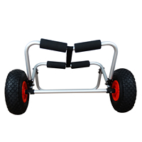Remorque de bateau pliable de chariot de Kayak pliable portatif pour le chariot de ballon de canoë de SUP et de Kayak de plage pour le transport facile