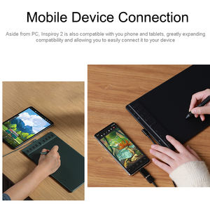 Tablette graphique de dessin HUION de taille moyenne pour les concepteurs d'animation avec stylet sans batterie à défilement pour la conception d'art numérique et les croquis - Product Image 4