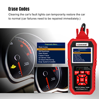 KONNWEI KW870 KW880 KW890 Probador de Baterías de Coche de 12V, Herramienta de Diagnóstico Automotriz 3 en 1, Escáner OBD2, Lector de Códigos, Compatible con OLIVER