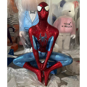 Statua in Resina di <span class=keywords><strong>Spiderman</strong></span> a Grandezza Naturale, Scultura di Supereroe, Action Figure Cinematografica, Statua in Vetroresina di Spider-Man - Product Image 3