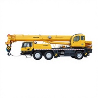 Grue télescopique renommée QY50KA, grue sur camion de 50 tonnes avec 1 an de support en ligne, pièces de rechange gratuites et installation sur site