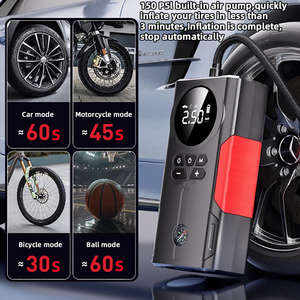 Démarreur de voiture multifonction avec compresseur d'air et sortie de pointe de 4000A pour voitures à <span class=keywords><strong>essence</strong></span> et diesel - Product Image 6