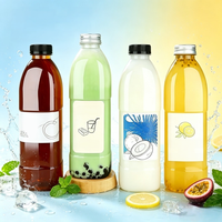친환경 일회용 플라스틱 병 330ml, 500ml, 750ml, 1리터, 물, 주스, 음료 테이크아웃 사업에 적합