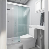 Maison conteneur modulaire intégrée préfabriquée de luxe portable 2025 de 20 pieds et 40 pieds