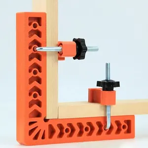L tipo di posizionamento a 90 gradi quadrati di bloccaggio in plastica morsetto quadrato ad angolo retto lavorazione del legno