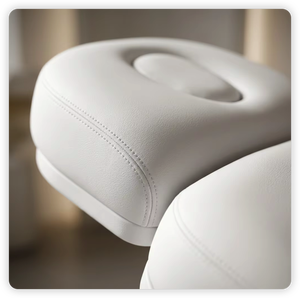 White <b>Electric</b> Esthetician Bed PU Leather Salon Treatment <b>Table</b> Facial Massage Bed for Beauty Parlour - Product Image 3