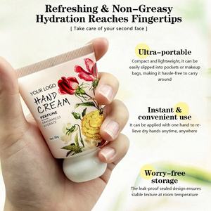 Crème pour les mains à l'acide hyaluronique blanchissant naturel de haute qualité avec logo personnalisé 30g Mains sèches Parfum Lotion hydratante Coréenne - Product Image 6