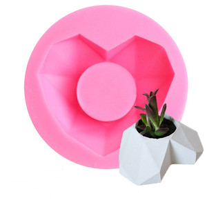 Silicone Bê Tông Gốm Đất Sét Nồi Khuôn Planter Silicone Khuôn Cho Trang Trí Nội Thất Bảng Thủ Công Làm Hoa Nồi Khuôn - Product Image 3