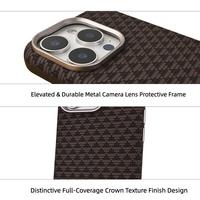Étui de téléphone magnétique à motif couronne tendance, résistant aux chocs, étanche, en TPU, PC, PU, housse de protection de luxe pour iPhone Samsung