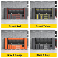 Armoire à outils combinée pour la réparation automobile, armoire de rangement multifonctionnelle pour matériel, poste de travail épaissi pour l'entretien en usine
