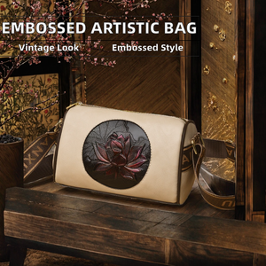 Bolso de Hombro con Estampado de Elefante, Bolso Bandolera de PU con Cierre, Bolso Vintage para Mujer para Viajes Diarios - Product Image 2