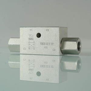 Verrou hydraulique bidirectionnel VRDE FF G1/2 G3/8 G1/4 Verrou de cylindre pour accessoires d'ingénierie, d'assainissement et de mines, vannes hydrauliques - Product Image 1