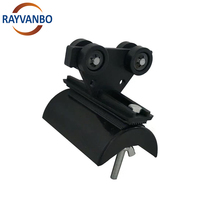 Système de guidage par câble Rayvanbo C-Track C30-C63, chariot de transport industriel en plastique et acier galvanisé OEM, 120m/min