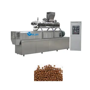 Sıcak satış 300-350 kg/saat kuru model pet tam üretim hattı kibble köpek yemek yapma makinesi