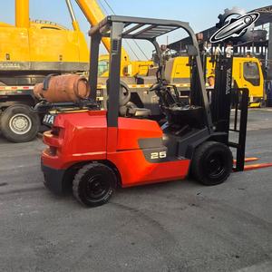 Montacargas TOYOTA FGZN25 de 2.5 toneladas, montacargas usado de Japón, 2.5 toneladas, motor 1DZ-2, máquina usada de segunda mano, montacargas de GLP. - Product Image 6