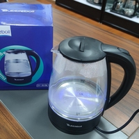 Bouilloire Électrique Intelligente Portable en Verre Sans Fil 1800ML à Ébullition Rapide avec Indicateur LED et Protection Anti-Ébullition à Sec pour la Cuisine Domestique