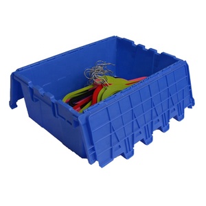 Boîtes de rangement solides en plastique empilables écologiques HAOSEN, directement de l'usine chinoise, pour déménagement et stockage personnel, réduction sur les achats en gros - Product Image 2
