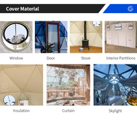 Tenda Dome 2 Personnes Poly Par Pentagone Yourte Portable Tente Intérieur Gonflable Pour Événements Maison Préfabriquée