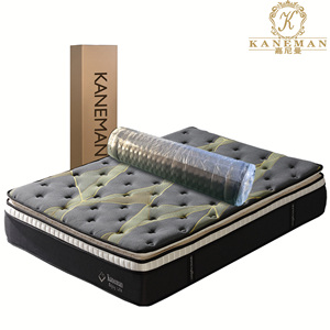 Cina fabbricazione di <span class=keywords><strong>materasso</strong></span> compresso arrotolare la memoria di Gel ibrido tasca <span class=keywords><strong>materasso</strong></span> a molle In una scatola - Product Image 6