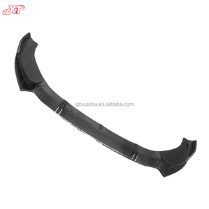 Labio divisor delantero de fibra de carbono estilo <span class=keywords><strong>A6</strong></span> C8 <span class=keywords><strong>ABT</strong></span> para Audi <span class=keywords><strong>A6</strong></span> S6 C8 Avant Bumper Bodykit 2019 + - Product Image 3