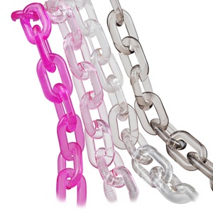 Nouvelles Chaînes de Maillons en Résine Colorées Tendance Artistique Mignonne Forme Ronde Vintage Coulée Transparente Pièces Artisanales de Décoration Intérieure - Product Image 5