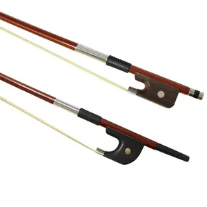 Hot selling Children beginner double bass bow playing level Brazilian rosewood double cello bass bow