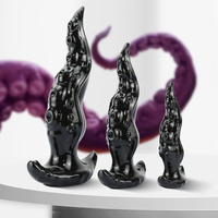 Vente en gros : Plug anal en forme de tentacule, portable, en silicone liquide doux et écologique, 100% étanche, jouet sexuel pour adultes