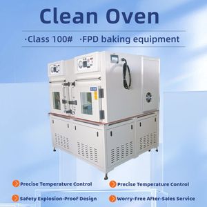 Forno Industriale Classe 100 a 24/7 per Ambienti Puliti |   Forno a circolazione d'aria HEPA ad alta temperatura per la polimerizzazione di fotoresist e <span class=keywords><strong>PI</strong></span> - Product Image 3