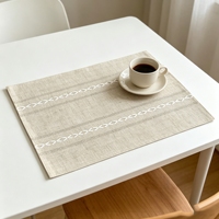 Set de table en lin tissé bohème, tapis de table durable pour la décoration de la maison, de la cuisine et de la salle à manger